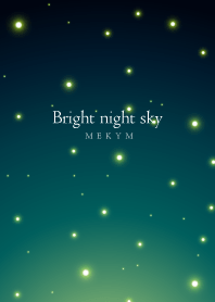 Bright night sky.