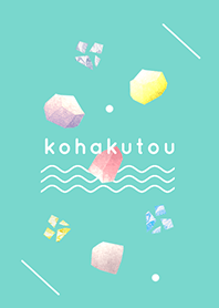 kohakutou, summer wagashi sweets