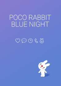 POCO RABBIT Simple Blue Night