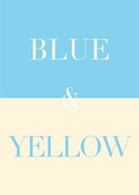 blue & yellow .