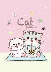 นี่แมวเอง ติดชานมไข่มุก