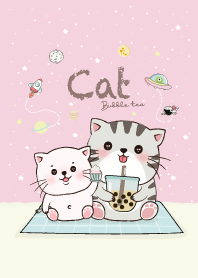 Cat & Bubble tea.