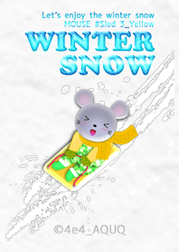 3 Yellow_MOUSE_WINTER SNOW_Ver.3