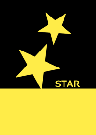 Simple and yellow star from japan