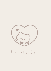 ลูกแมวและหัวใจ / beige