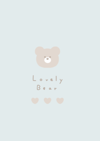 Bear&Heart/ light blue LB