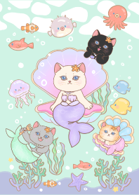 Cat mermaid Gang 5