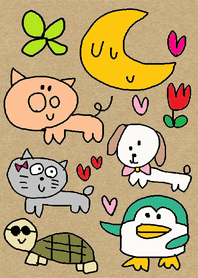 colorful animals craft