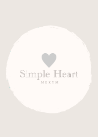 Simple Heart Gray