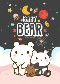 Baby Bears Galaxy Black