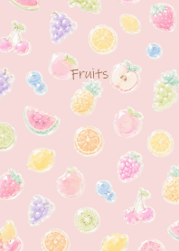 Puffy fruits light pink