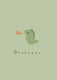 Yuru Dinosaur(green)/ pistachio BR