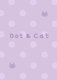Dot & Cat*dull purple
