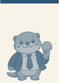 Sea Otter Manager: Office Blue
