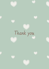 Thank you -Heart- (Green)