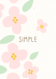 gentle flowers and leaves from Japan