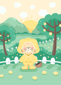 It is a yellow day, color of joy.