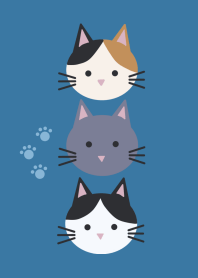 Simple cats/blue ver.2