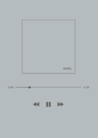 ミュージックプレイヤー #ブルーグレージュ