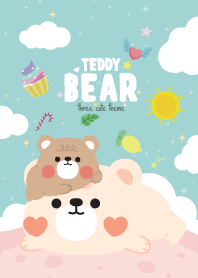 Teddy Bear Kawaii Galaxy Mint