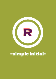 simple initial-R- THEME 40