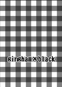 gingham*black