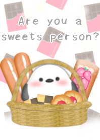 シマエナガです♡ホワイト/白色お菓子