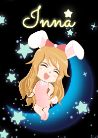 Inna - Bunny girl on Blue Moon