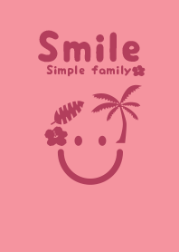 Smile & tropical Cue Pid Pink