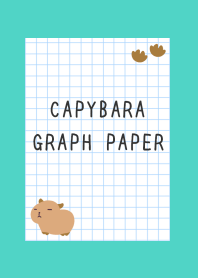 CAPYBARA GRAPH PAPER/EMERALD GREEN