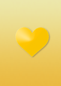 Simple and easy to see Heart Yellow
