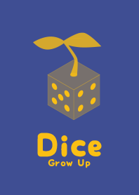 Dice Grow up  Corn flower blue