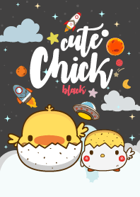 ไก่ตัวกลม กาแล็กซี่ สีดำ