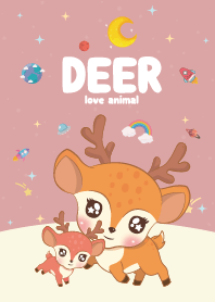 Deer Cutie Galaxy Mulberry