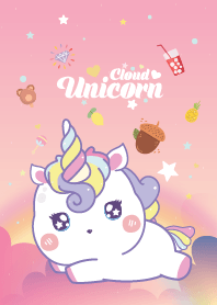 Unicorns Cloud Kawaii Pink
