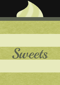 ขนม 002 (เค้กมัทฉะ×สีดำ N)