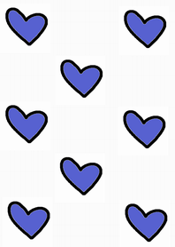 (Dark blue heart theme)