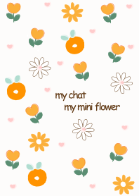 mini orange flowers 20