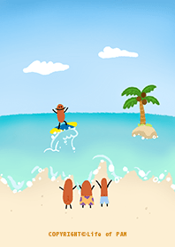 sausage and friends_summer(re-edition)