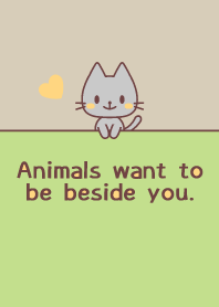 Animals want to be beside you.016-2 GYBE