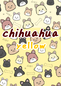 chihuahua theme12/white/yellow