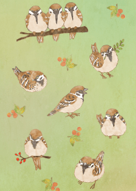 Sparrow (watercolor style)