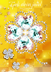 Gold clover jewel3