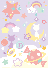 Pop purple sky