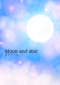 Moon And Star -BLUE PURPLE CLOUD- 18