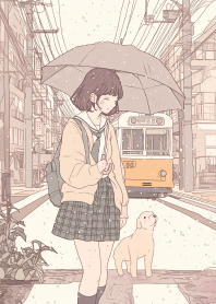 少女與犬 1