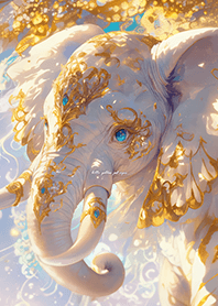 高貴な白象の神❤️