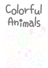 Animais colorido