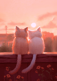 Valentine-cats on the roof 5.2