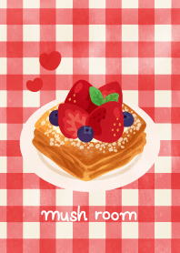 北欧かわいい日常・苺デニッシュ